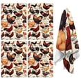 thumbnail image 1 of 4 Pcs Funny Kitchen Towels,Beige Chicken Breed Pattern Microfiber Dish Towels,Kitchen Tea Towels,Kitchen Towel Set (18" X 26"), 1 of 7