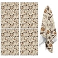 thumbnail image 1 of 4 Pcs Funny Kitchen Towels,Beige Halloween Skull Pumpkin Cat Pattern Microfiber Dish Towels,Kitchen Tea Towels,Kitchen Towel Set (18" X 26"), 1 of 7