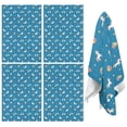 thumbnail image 1 of 4 Pcs Funny Kitchen Towels,Blue Cartoon Unicorn Rainbow Cloud Star Balloon Microfiber Dish Towels,Kitchen Tea Towels,Kitchen Towel Set (18" X 26"), 1 of 7