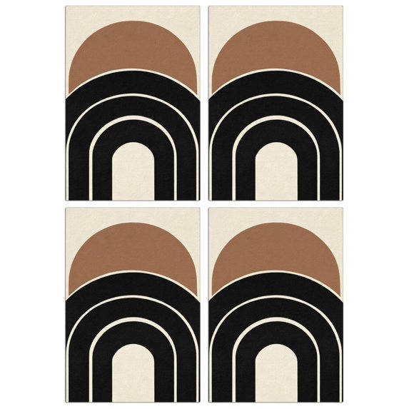 4 Pcs Funny Kitchen Towels,Boho Abstract Art Microfiber Dish Towels,Kitchen Tea Towels,Kitchen Towel Set (18" X 26")