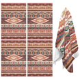thumbnail image 1 of 4 Pcs Funny Kitchen Towels,Boho Red Southwestern Ethnic Pattern Microfiber Dish Towels,Kitchen Tea Towels,Kitchen Towel Set (18" X 26"), 1 of 7