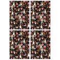 thumbnail image 1 of 4 Pcs Funny Kitchen Towels,Boston Terrier Dog with Flower-1 Microfiber Dish Towels,Kitchen Tea Towels,Kitchen Towel Set (18" X 26"), 1 of 3