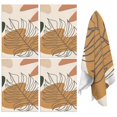 thumbnail image 1 of 4 Pcs Funny Kitchen Towels,Brown Boho Line Art Plant Pattern Microfiber Dish Towels,Kitchen Tea Towels,Kitchen Towel Set (18" X 26"), 1 of 7