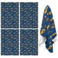 thumbnail image 1 of 4 Pcs Funny Kitchen Towels,Cartoon Construction Vehicles Barriers Microfiber Dish Towels,Kitchen Tea Towels,Kitchen Towel Set (18" X 26"), 1 of 7