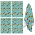 thumbnail image 1 of 4 Pcs Funny Kitchen Towels,Cartoon Construction Vehicles Road Signs Microfiber Dish Towels,Kitchen Tea Towels,Kitchen Towel Set (18" X 26"), 1 of 7