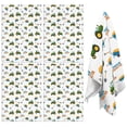 thumbnail image 1 of 4 Pcs Funny Kitchen Towels,Cartoon Tractors Wheelbarrows White Pattern Microfiber Dish Towels,Kitchen Tea Towels,Kitchen Towel Set (18" X 26"), 1 of 7