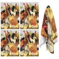 thumbnail image 1 of 4 Pcs Funny Kitchen Towels,Colorful Chicken Group Pattern Microfiber Dish Towels,Kitchen Tea Towels,Kitchen Towel Set (18" X 26"), 1 of 7