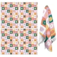 thumbnail image 1 of 4 Pcs Funny Kitchen Towels,Colorful Daisy Flower Checkered Pattern Microfiber Dish Towels,Kitchen Tea Towels,Kitchen Towel Set (18" X 26"), 1 of 7