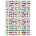 thumbnail image 1 of 4 Pcs Funny Kitchen Towels,Colorful Funny Dachshund Microfiber Dish Towels,Kitchen Tea Towels,Kitchen Towel Set (18" X 26"), 1 of 3