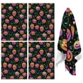 thumbnail image 1 of 4 Pcs Funny Kitchen Towels,Colorful Halloween Pumpkins Microfiber Dish Towels,Kitchen Tea Towels,Kitchen Towel Set (18" X 26"), 1 of 7