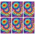 thumbnail image 1 of 4 Pcs Funny Kitchen Towels,Colorful Rainbow Tie Dye Spiral Pattern Microfiber Dish Towels,Kitchen Tea Towels,Kitchen Towel Set (18" X 26"), 1 of 7
