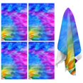thumbnail image 1 of 4 Pcs Funny Kitchen Towels,Colorful Tie Dye Pattern Microfiber Dish Towels,Kitchen Tea Towels,Kitchen Towel Set (18" X 26"), 1 of 7