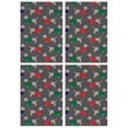 thumbnail image 1 of 4 Pcs Funny Kitchen Towels,Dachshund Footprint Microfiber Dish Towels,Kitchen Tea Towels,Kitchen Towel Set (18" X 26"), 1 of 3