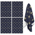 thumbnail image 1 of 4 Pcs Funny Kitchen Towels,Dark Blue Sun Moon Star Pattern Microfiber Dish Towels,Kitchen Tea Towels,Kitchen Towel Set (18" X 26"), 1 of 7