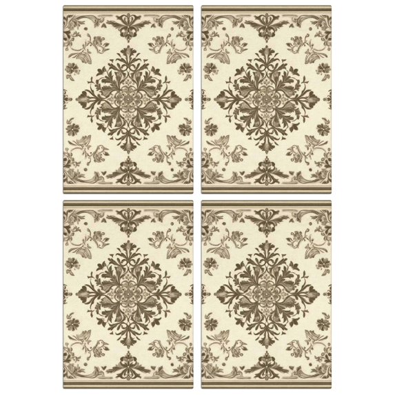 4 Pcs Funny Kitchen Towels,Floral Pattern Microfiber Dish Towels,Kitchen Tea Towels,Kitchen Towel Set (18" X 26")