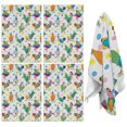 thumbnail image 1 of 4 Pcs Funny Kitchen Towels,Gray Chicken Colorful Rooster Dot Pattern Microfiber Dish Towels,Kitchen Tea Towels,Kitchen Towel Set (18" X 26"), 1 of 7
