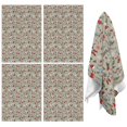 thumbnail image 1 of 4 Pcs Funny Kitchen Towels,Gray Christmas Icon Pattern Microfiber Dish Towels,Kitchen Tea Towels,Kitchen Towel Set (18" X 26"), 1 of 7
