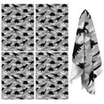 thumbnail image 1 of 4 Pcs Funny Kitchen Towels,Gray Dinosaurs Camouflage Pattern Microfiber Dish Towels,Kitchen Tea Towels,Kitchen Towel Set (18" X 26"), 1 of 7