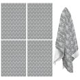 thumbnail image 1 of 4 Pcs Funny Kitchen Towels,Gray Geometric Arrow Pattern Microfiber Dish Towels,Kitchen Tea Towels,Kitchen Towel Set (18" X 26"), 1 of 7