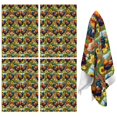 thumbnail image 1 of 4 Pcs Funny Kitchen Towels,Green Chicken Sunflower Pattern Microfiber Dish Towels,Kitchen Tea Towels,Kitchen Towel Set (18" X 26"), 1 of 7