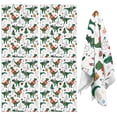 thumbnail image 1 of 4 Pcs Funny Kitchen Towels,Green Dinosaurs Christmas Pattern Microfiber Dish Towels,Kitchen Tea Towels,Kitchen Towel Set (18" X 26"), 1 of 7