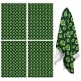thumbnail image 1 of 4 Pcs Funny Kitchen Towels,Green Skull Pattern Microfiber Dish Towels,Kitchen Tea Towels,Kitchen Towel Set (18" X 26"), 1 of 7