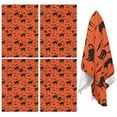 thumbnail image 1 of 4 Pcs Funny Kitchen Towels,Halloween Cat & Bat Pattern Microfiber Dish Towels,Kitchen Tea Towels,Kitchen Towel Set (18" X 26"), 1 of 7
