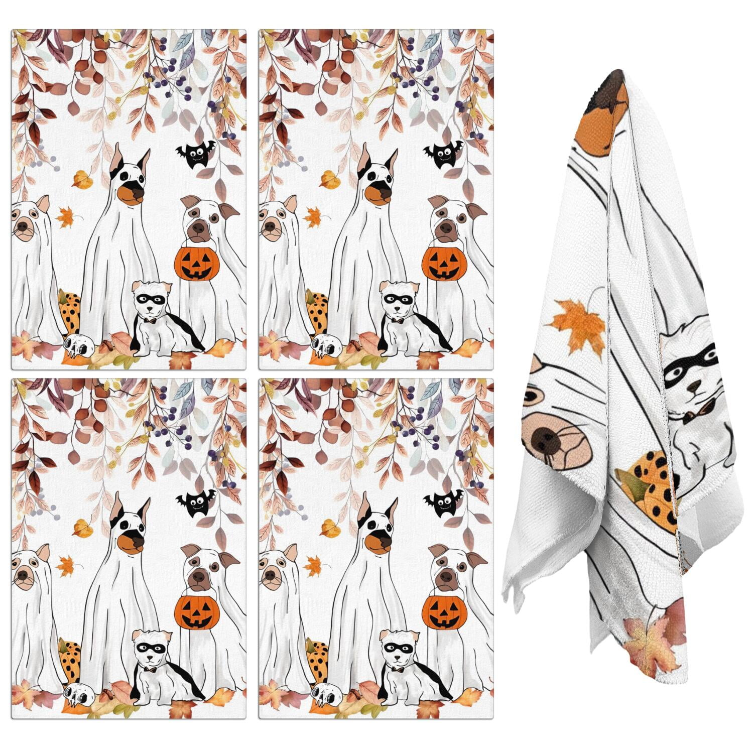 Exciting Halloween Dish Towels Gallery