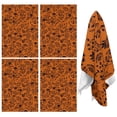 thumbnail image 1 of 4 Pcs Funny Kitchen Towels,Halloween Floral Pumpkin Pattern Microfiber Dish Towels,Kitchen Tea Towels,Kitchen Towel Set (18" X 26"), 1 of 7