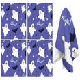 thumbnail image 1 of 4 Pcs Funny Kitchen Towels,Halloween Ghost Bat Pattern Microfiber Dish Towels,Kitchen Tea Towels,Kitchen Towel Set (18" X 26"), 1 of 7