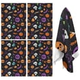 thumbnail image 1 of 4 Pcs Funny Kitchen Towels,Halloween Skull Pumpkin Pattern Microfiber Dish Towels,Kitchen Tea Towels,Kitchen Towel Set (18" X 26"), 1 of 7