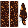 thumbnail image 1 of 4 Pcs Funny Kitchen Towels,Halloween Spooky Icons on Dark Pattern Microfiber Dish Towels,Kitchen Tea Towels,Kitchen Towel Set (18" X 26"), 1 of 7