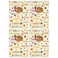 thumbnail image 1 of 4 Pcs Funny Kitchen Towels,Happy Thanksgiving Turkey Fall Leaves Microfiber Dish Towels,Kitchen Tea Towels,Kitchen Towel Set (18" X 26"), 1 of 3