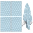 thumbnail image 1 of 4 Pcs Funny Kitchen Towels,Light Blue Geometric Quatrefoil Pattern Microfiber Dish Towels,Kitchen Tea Towels,Kitchen Towel Set (18" X 26"), 1 of 7