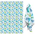 thumbnail image 1 of 4 Pcs Funny Kitchen Towels,LightBlue Cartoon Dinosaurs Trees Pattern Microfiber Dish Towels,Kitchen Tea Towels,Kitchen Towel Set (18" X 26"), 1 of 7