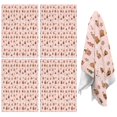 thumbnail image 1 of 4 Pcs Funny Kitchen Towels,Pink Christmas Gingerbread House Pattern Microfiber Dish Towels,Kitchen Tea Towels,Kitchen Towel Set (18" X 26"), 1 of 7