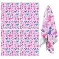 thumbnail image 1 of 4 Pcs Funny Kitchen Towels,Pink Dinosaurs Flowers Leaves Pattern Microfiber Dish Towels,Kitchen Tea Towels,Kitchen Towel Set (18" X 26"), 1 of 7