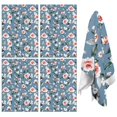thumbnail image 1 of 4 Pcs Funny Kitchen Towels,Pioneer Flower Floral Print Pattern Microfiber Dish Towels,Kitchen Tea Towels,Kitchen Towel Set (18" X 26"), 1 of 7