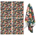 thumbnail image 1 of 4 Pcs Funny Kitchen Towels,Pioneer Flower Floral Print Pattern Microfiber Dish Towels,Kitchen Tea Towels,Kitchen Towel Set (18" X 26"), 1 of 7