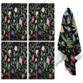 thumbnail image 1 of 4 Pcs Funny Kitchen Towels,Pioneer Flower Floral Print Pattern Microfiber Dish Towels,Kitchen Tea Towels,Kitchen Towel Set (18" X 26"), 1 of 7