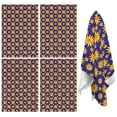 thumbnail image 1 of 4 Pcs Funny Kitchen Towels,Purple Sunflower Pattern Microfiber Dish Towels,Kitchen Tea Towels,Kitchen Towel Set (18" X 26"), 1 of 7
