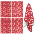 thumbnail image 1 of 4 Pcs Funny Kitchen Towels,Red Christmas Pattern Microfiber Dish Towels,Kitchen Tea Towels,Kitchen Towel Set (18" X 26"), 1 of 7