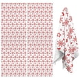 thumbnail image 1 of 4 Pcs Funny Kitchen Towels,Red Christmas Snowflake Pattern Microfiber Dish Towels,Kitchen Tea Towels,Kitchen Towel Set (18" X 26"), 1 of 7