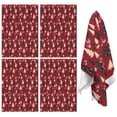 thumbnail image 1 of 4 Pcs Funny Kitchen Towels,Red Christmas Tree Pattern Microfiber Dish Towels,Kitchen Tea Towels,Kitchen Towel Set (18" X 26"), 1 of 7