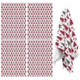 thumbnail image 1 of 4 Pcs Funny Kitchen Towels,Red and Gray Christmas Tree Pattern Microfiber Dish Towels,Kitchen Tea Towels,Kitchen Towel Set (18" X 26"), 1 of 7