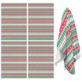 thumbnail image 1 of 4 Pcs Funny Kitchen Towels,Red and Green Christmas Pattern Microfiber Dish Towels,Kitchen Tea Towels,Kitchen Towel Set (18" X 26"), 1 of 7