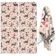 thumbnail image 1 of 4 Pcs Funny Kitchen Towels,Schnauzer Dog and Flower Floral Microfiber Dish Towels,Kitchen Tea Towels,Kitchen Towel Set (18" X 26"), 1 of 7