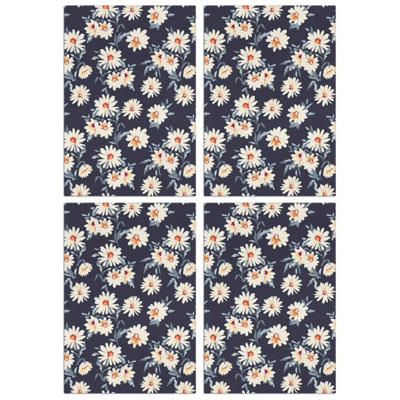 4 Pcs Funny Kitchen Towels,Sunflower Microfiber Dish Towels,Kitchen Tea Towels,Kitchen Towel Set (18" X 26")