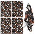 thumbnail image 1 of 4 Pcs Funny Kitchen Towels,Vintage Halloween Scene Pattern Microfiber Dish Towels,Kitchen Tea Towels,Kitchen Towel Set (18" X 26"), 1 of 7