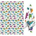 thumbnail image 1 of 4 Pcs Funny Kitchen Towels,White Cartoon Dinosaurs Leaves Pattern Microfiber Dish Towels,Kitchen Tea Towels,Kitchen Towel Set (18" X 26"), 1 of 7